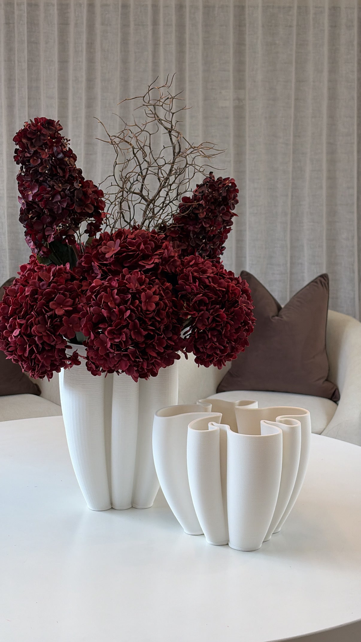 Burgundy Hydrangea