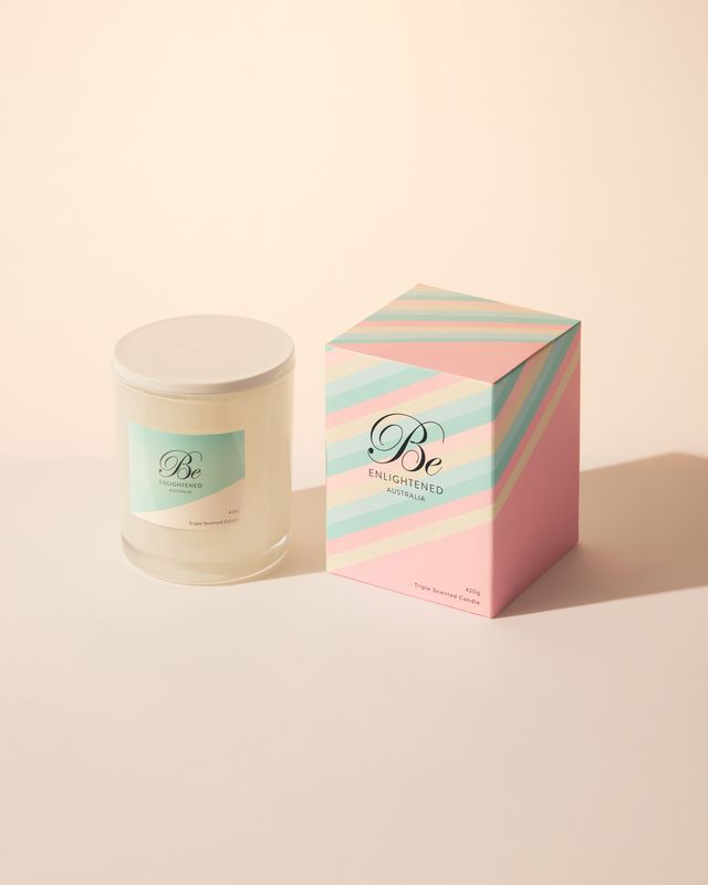 Be Enlightened- Coconut & Lime Triple Scented 2 Wick 420g Candle