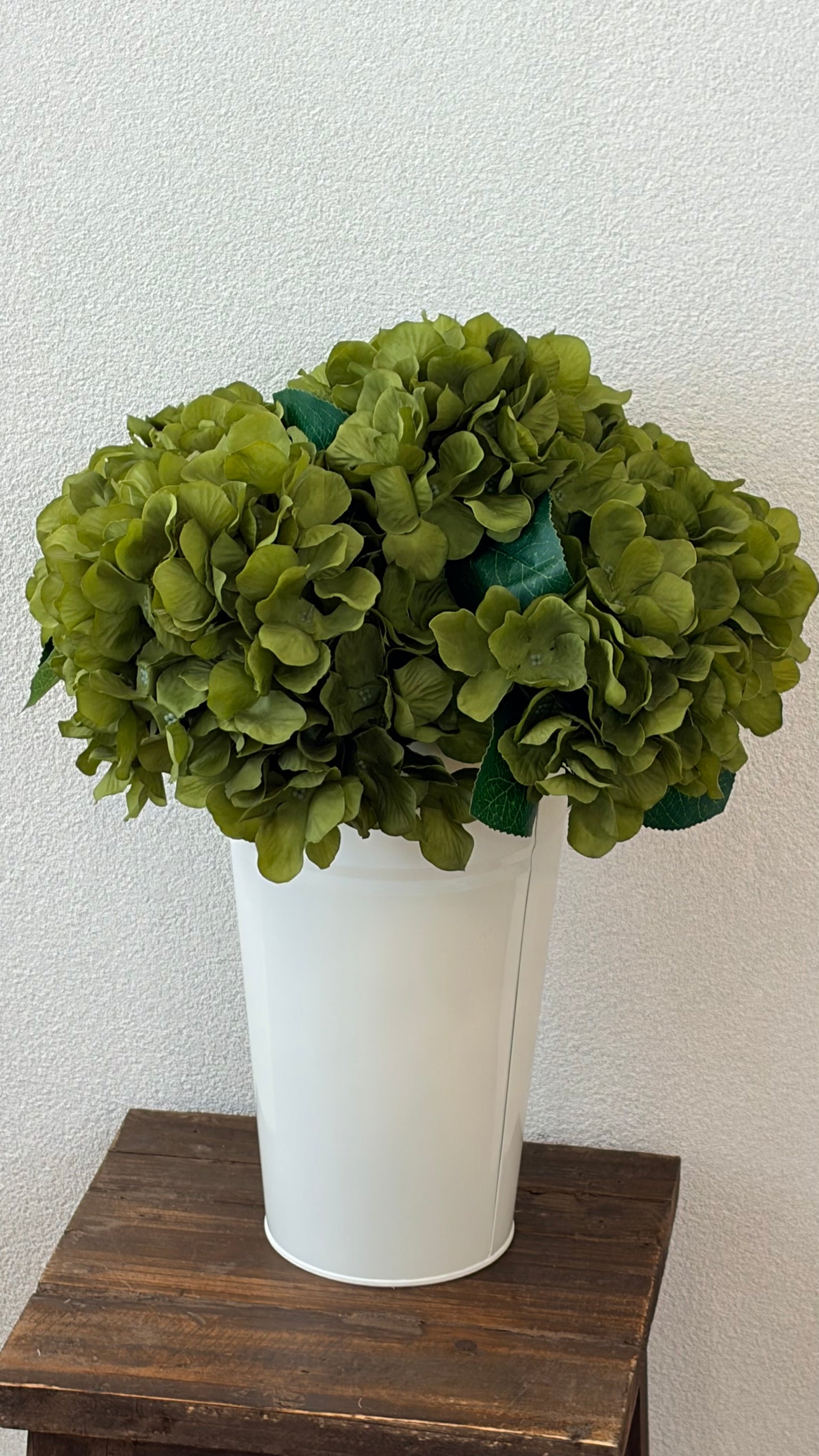 Green 5 head hydrangea