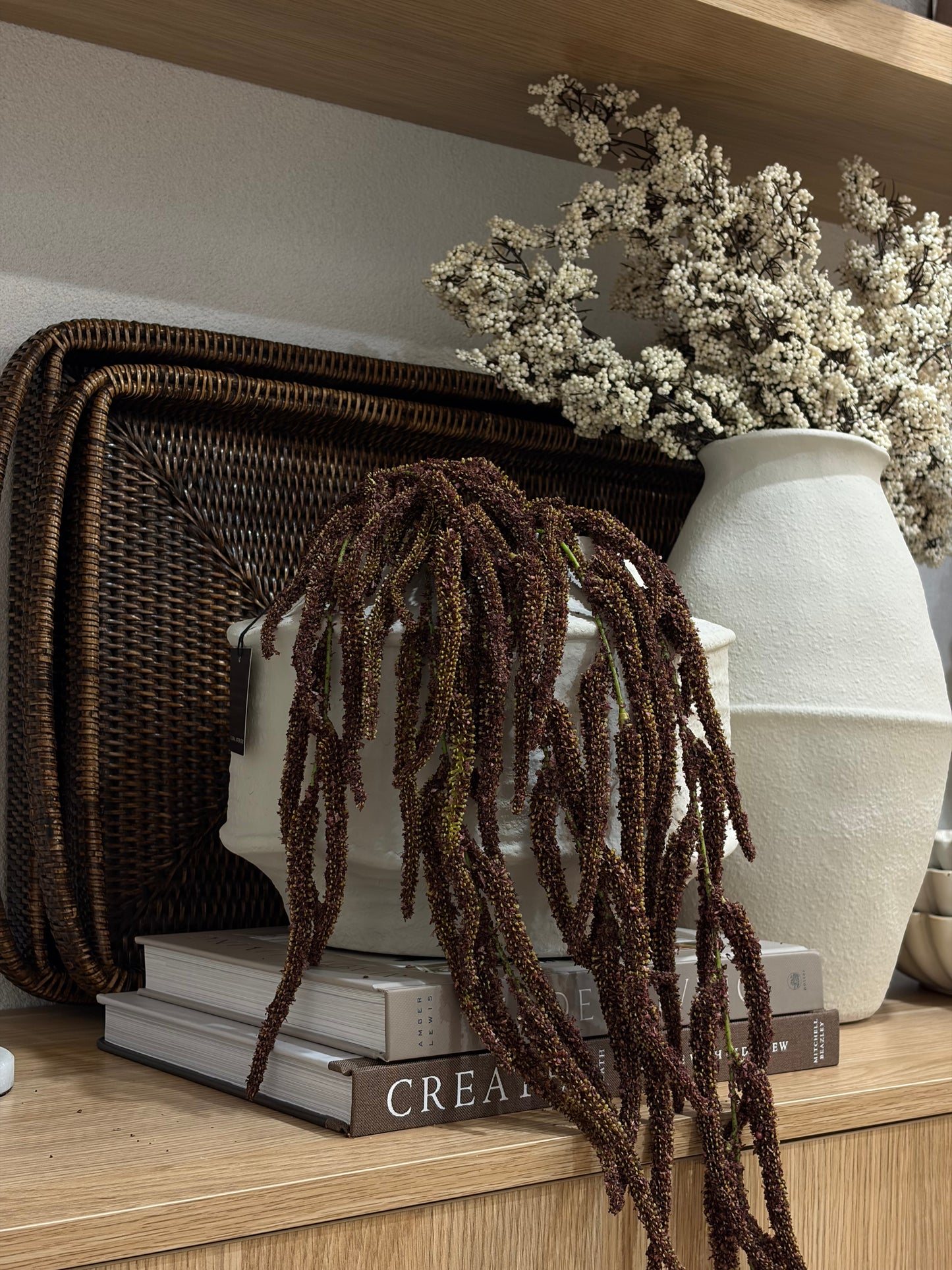 Aubergine Populus Flower