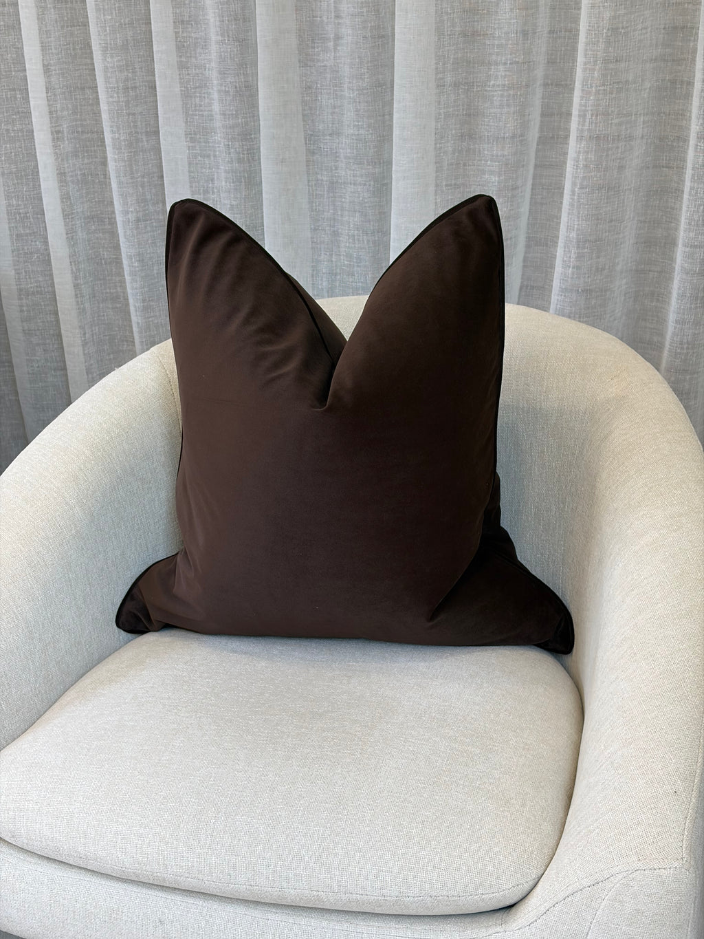 Dark Chocolate Cushion 55by55CM