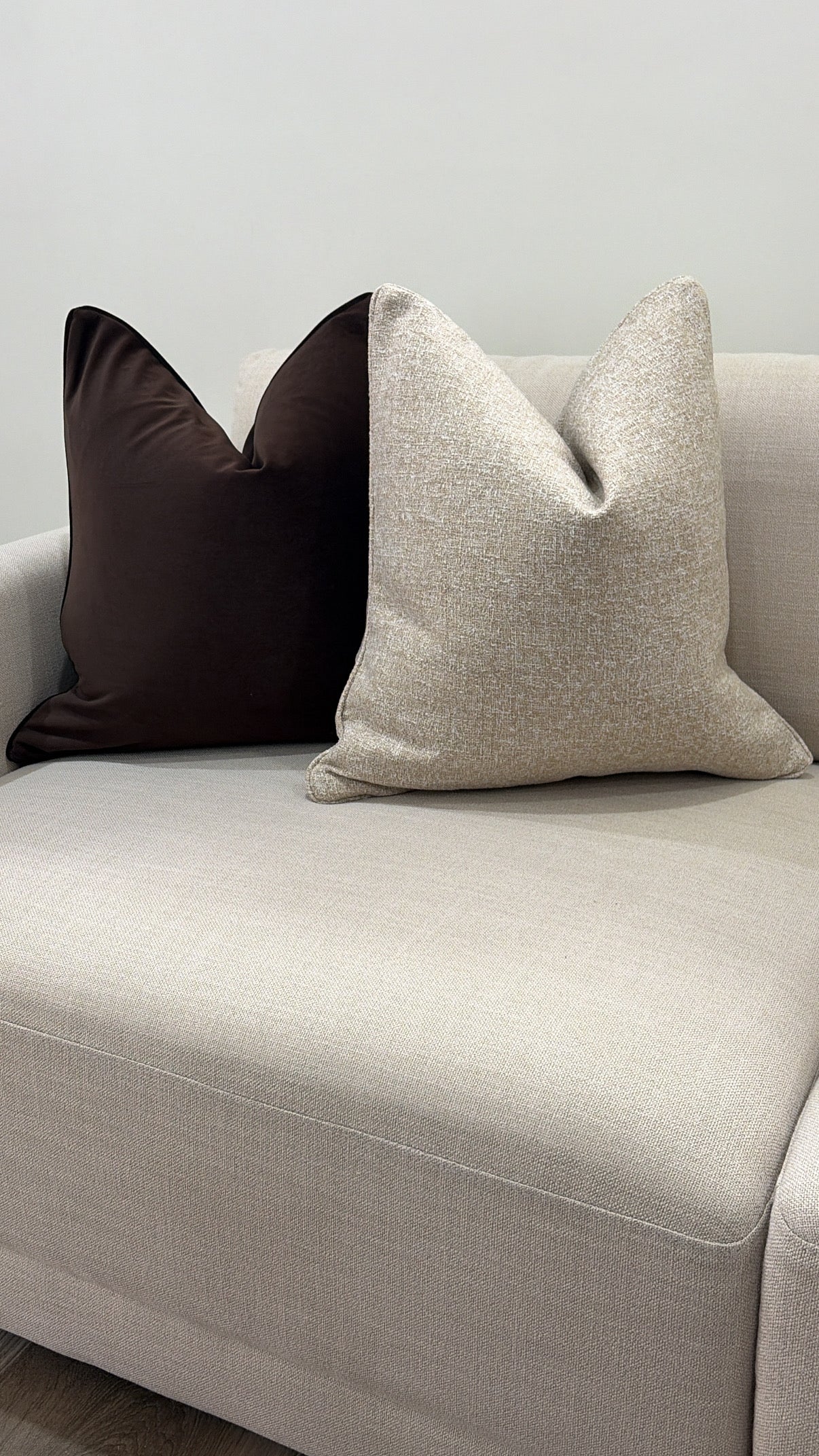 Caramel Cushion 55by55CM W/Feather Ins