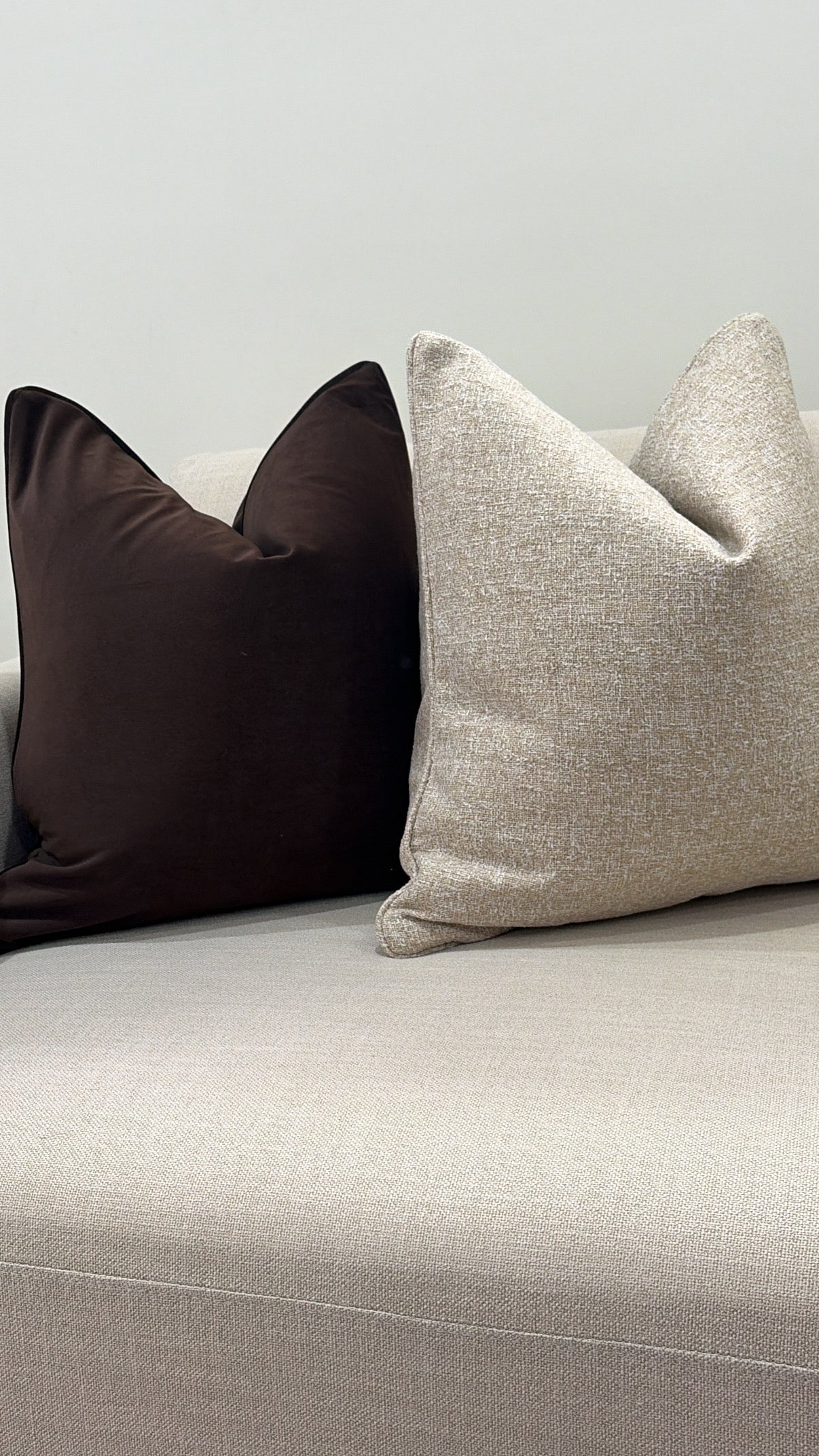 Dark Chocolate Cushion 55by55CM W/Feather Ins