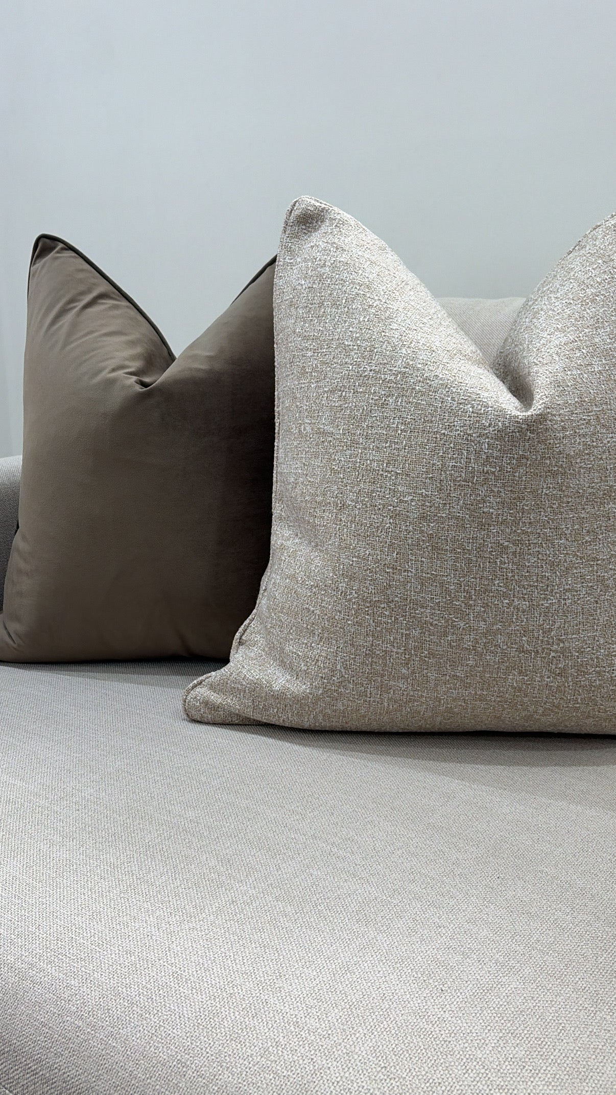 Mocha Cushion 55by55CM W/Feather Ins