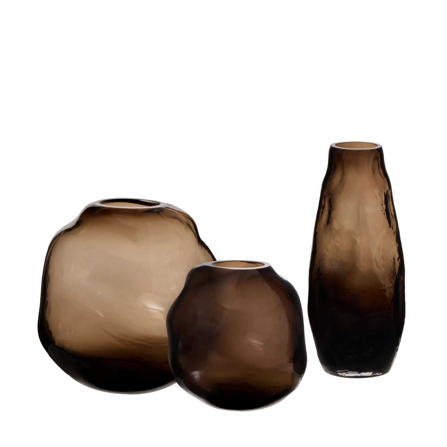 Miya Tall Vase Brown