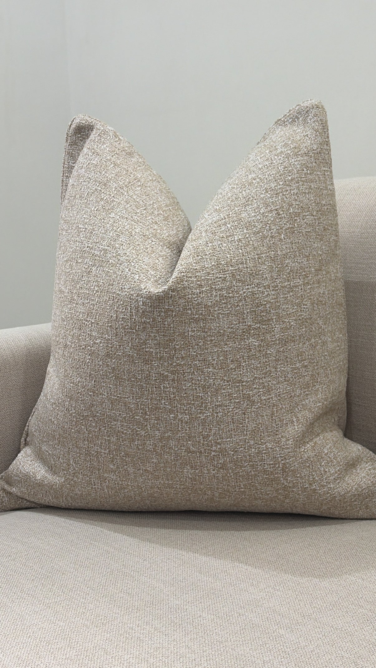 Caramel Cushion 55by55CM W/Feather Ins