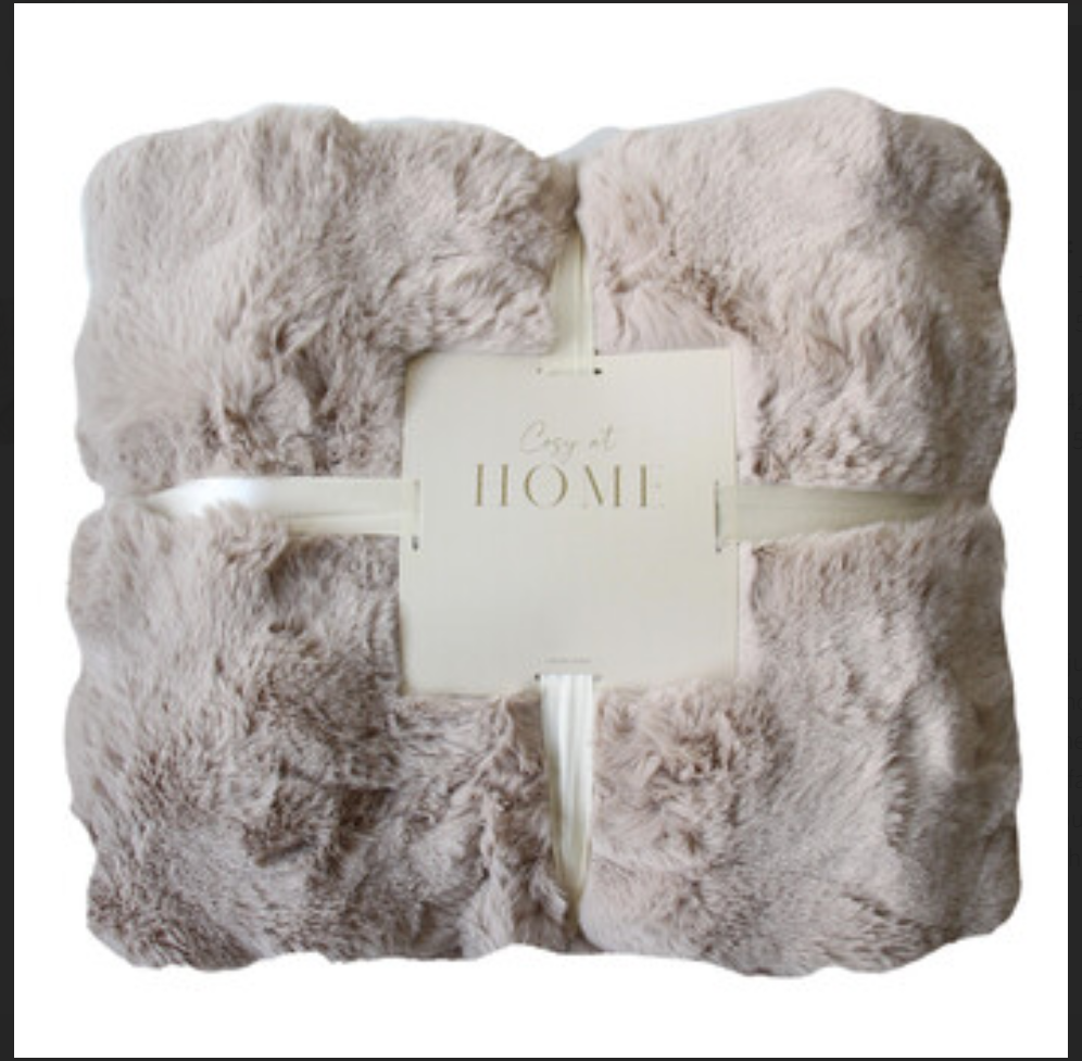 Blanket Lux Faux Fur Fawn
