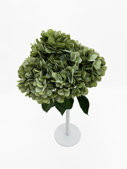 5 Heads Sage Green Hydrangea