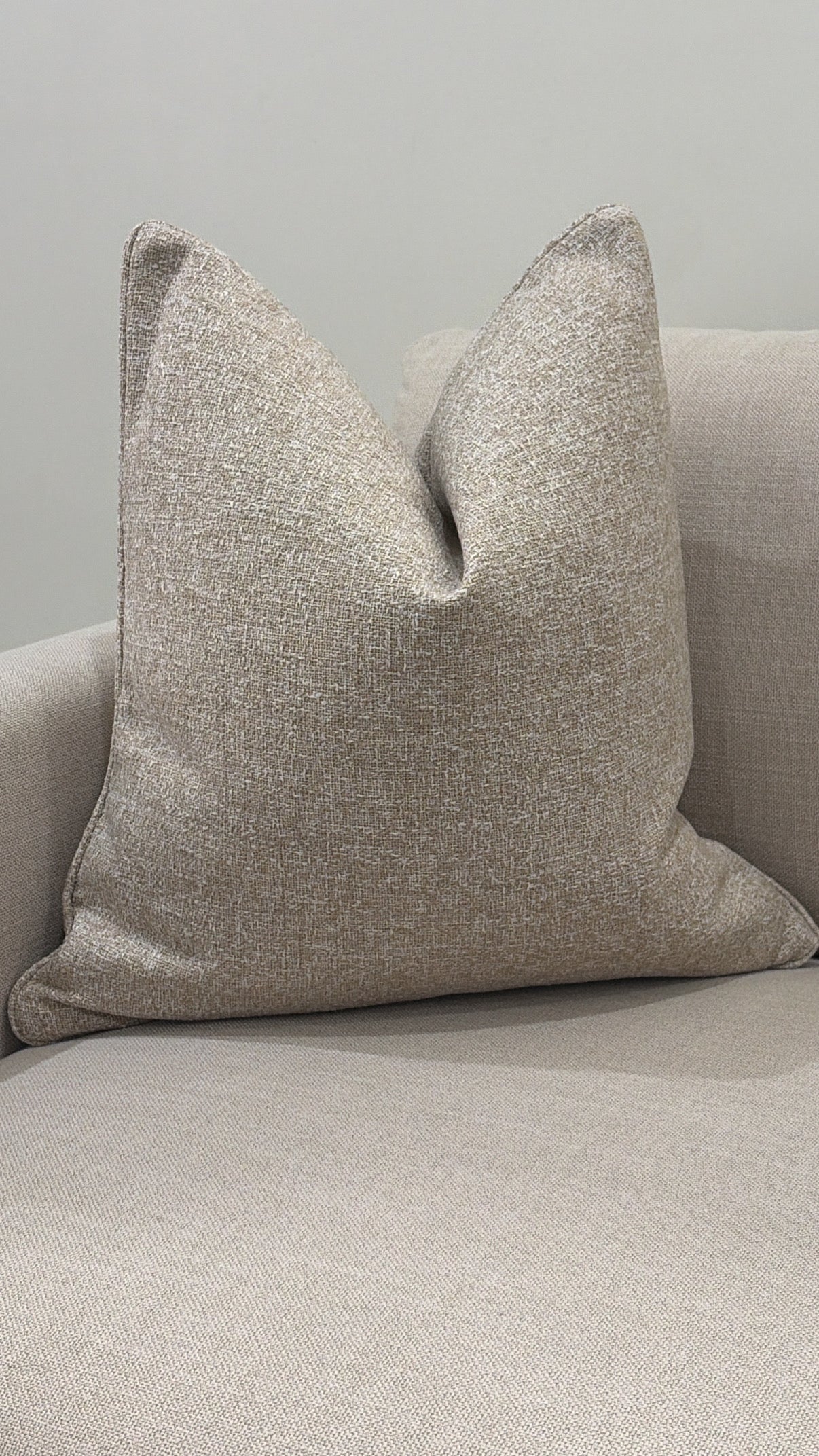 Caramel Cushion 55by55CM W/Feather Ins