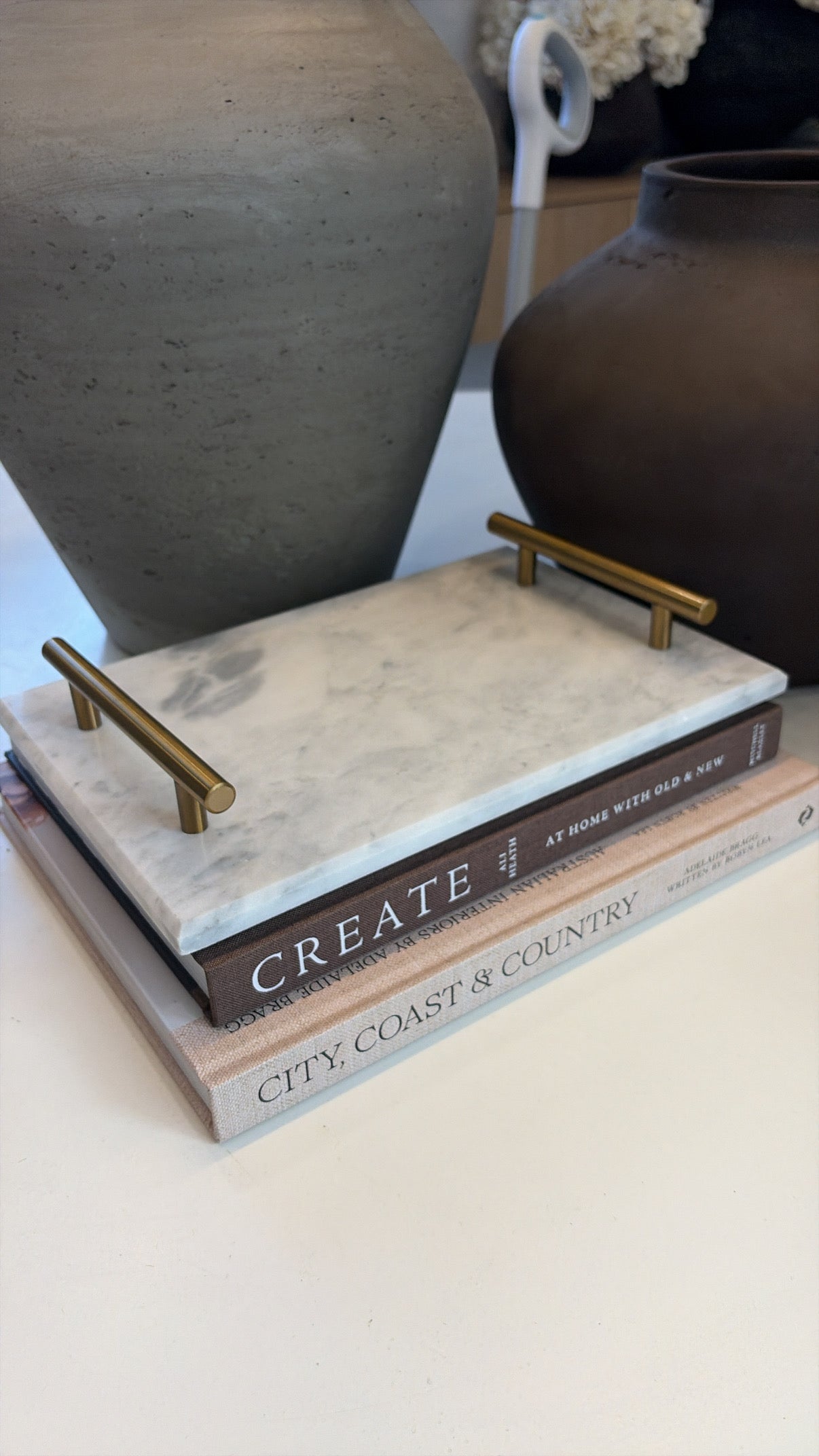 Marble Carry Tray 20x30cm