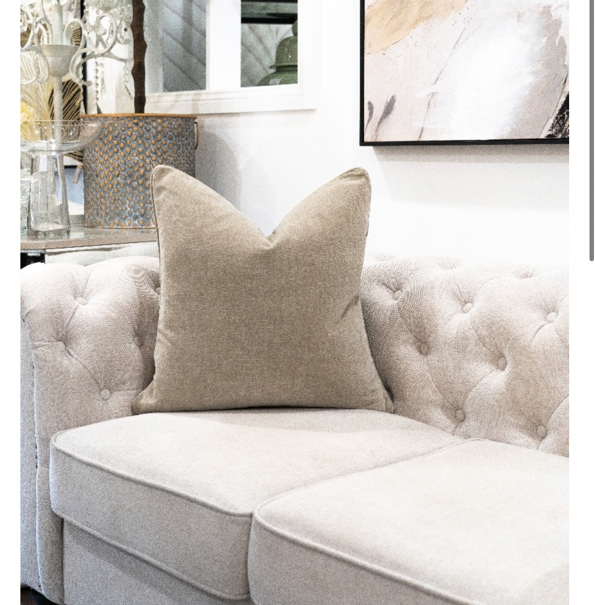 Amara 55x55CM Cushion W/FeatherIns
