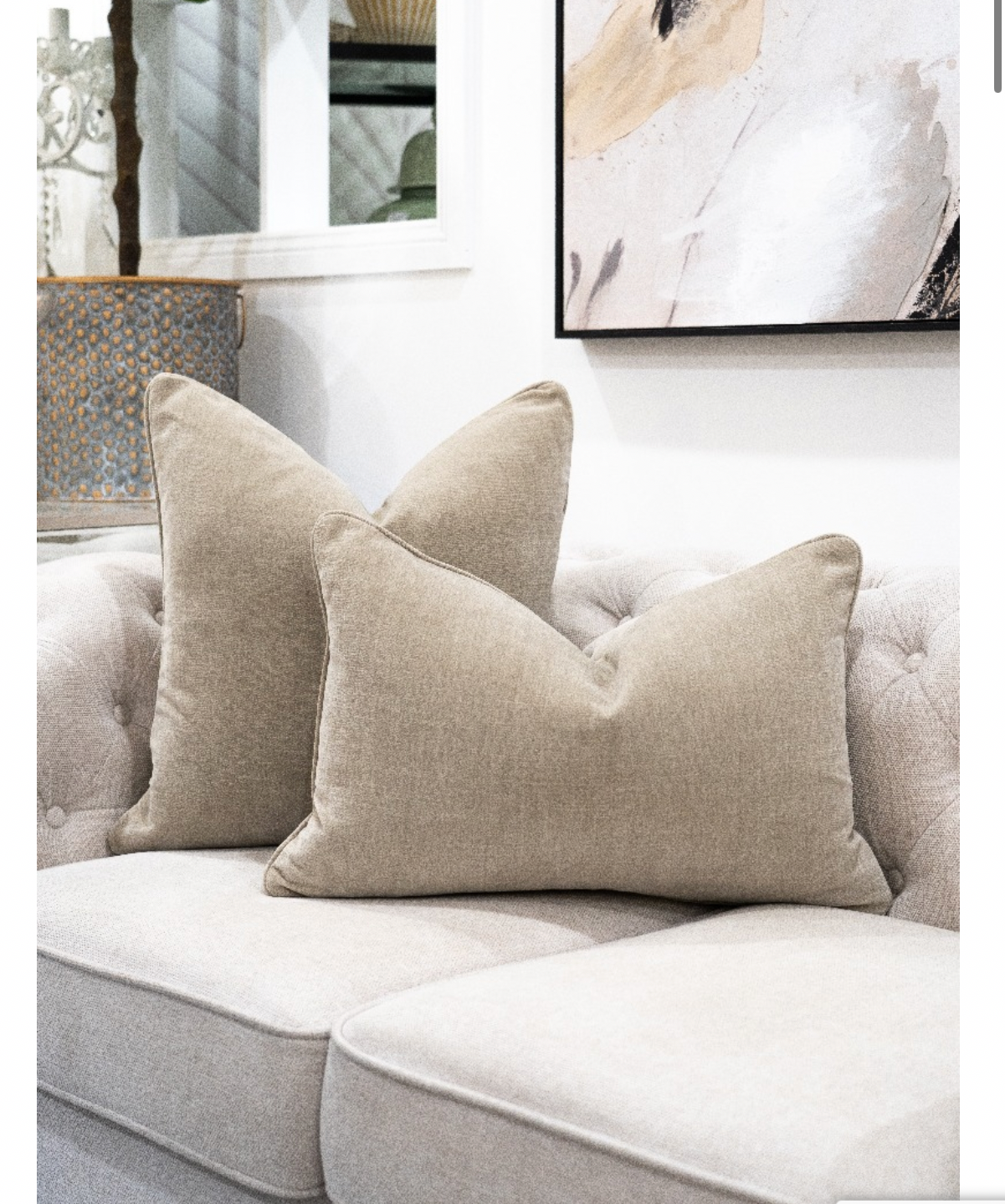 Amara 55x55CM Cushion W/FeatherIns