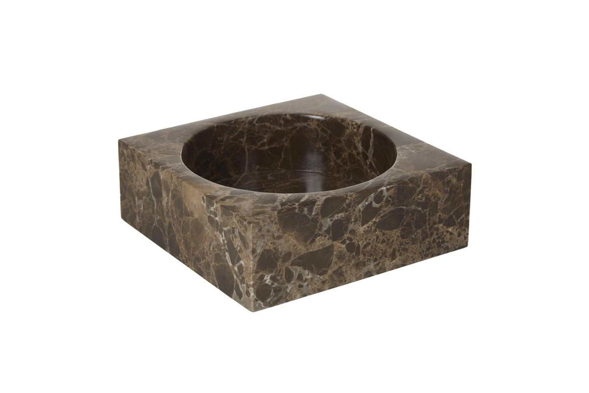 Marble Decorative Bowl Brown