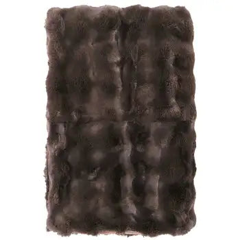 Throw Lux Faux Fur Espresso