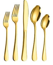 20 Piece Gold Cutlery Set