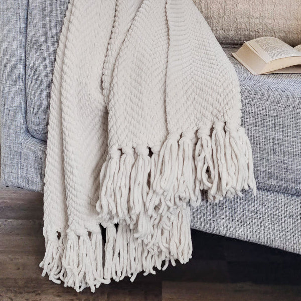 Louie Throw 130x160cm Ivory