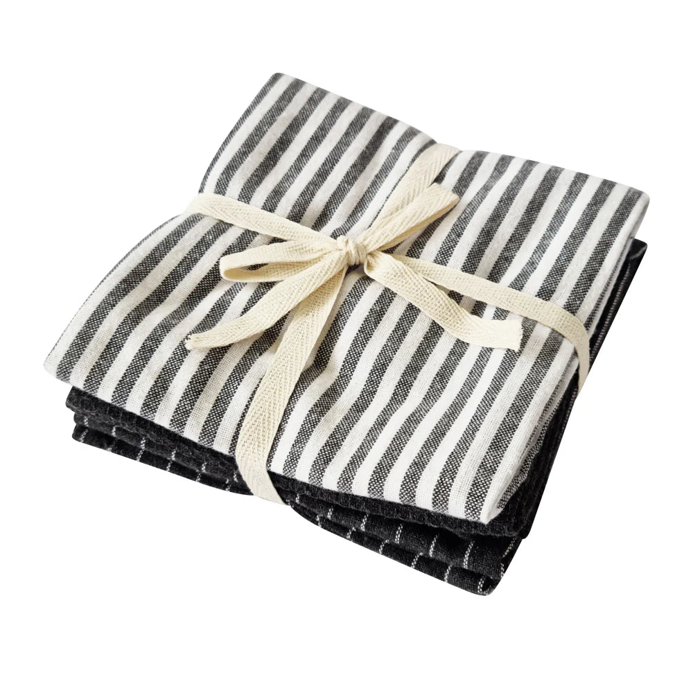 Katerina Tea Towel 3Pk 50x70cm Charcoal