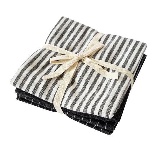 Katerina Tea Towel 3Pk 50x70cm Charcoal