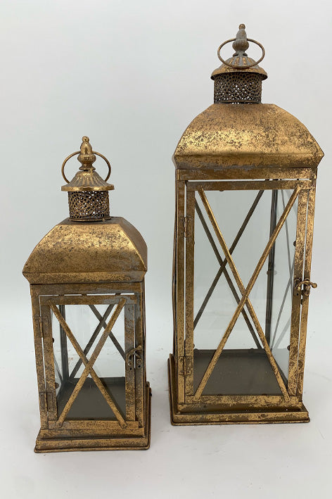 s/2 Gold Metal Lantern