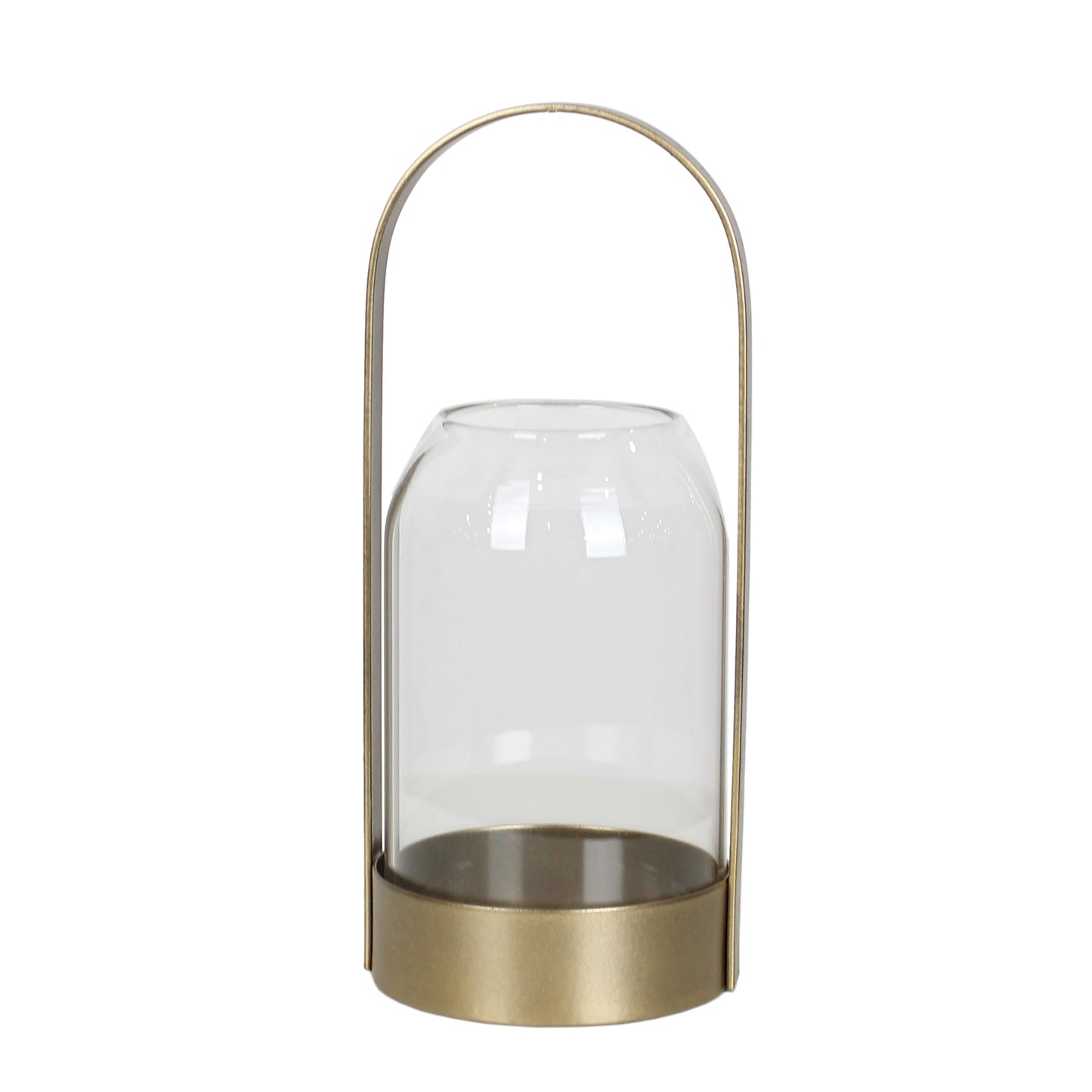 Gold Candle Lantern Small