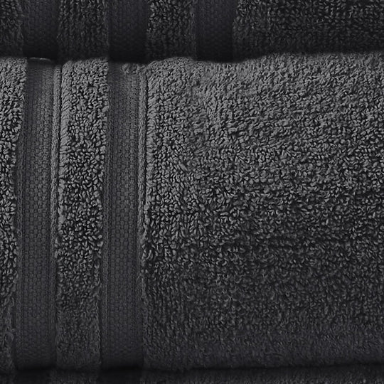 LOGAN AND MASON LIFESTYLE Super Duet 6 Piece 575GSM Cotton Towel Set Charcoal