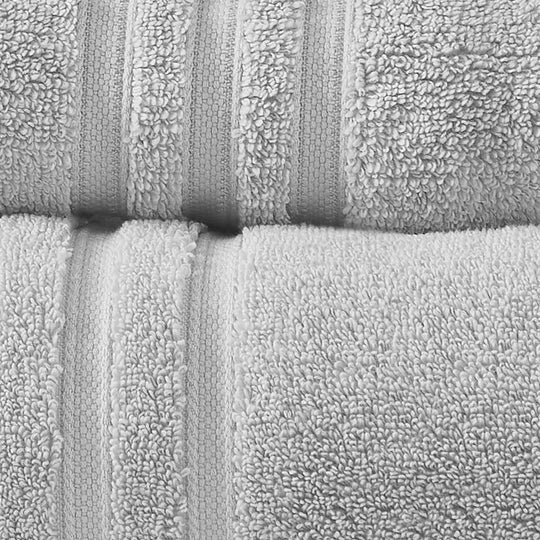 LOGAN AND MASON LIFESTYLE Super Duet 6 Piece 575GSM Cotton Towel Set Silver